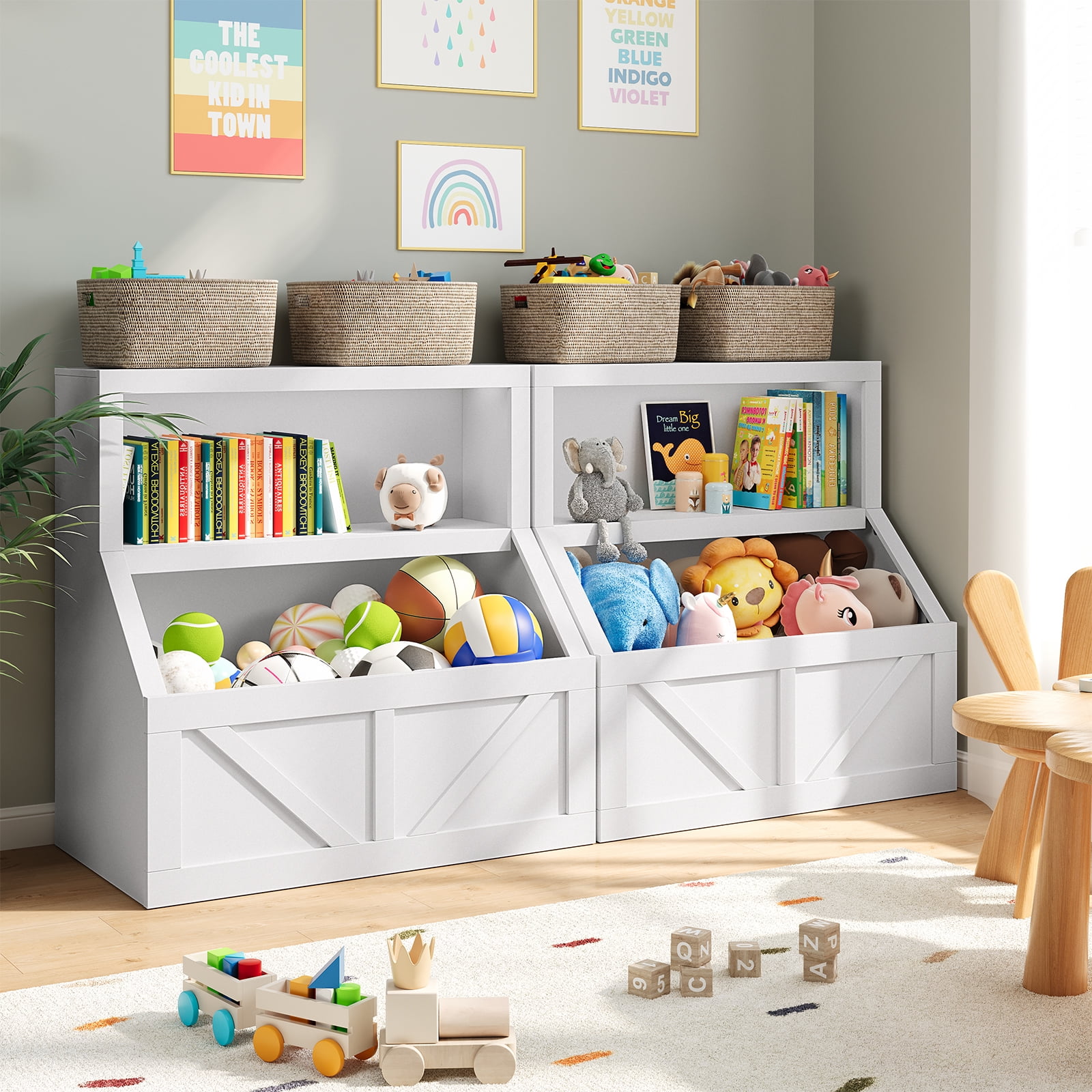 Storage for all the toys in your home! cover photo collage