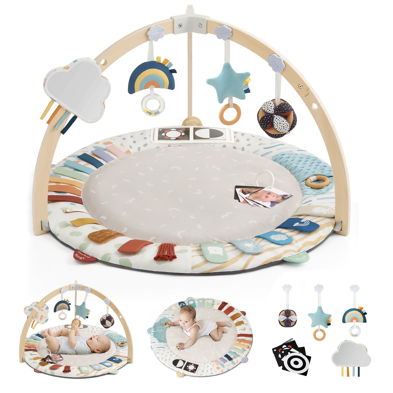 Sensory Toys for Babies, 0-6 months cover photo collage