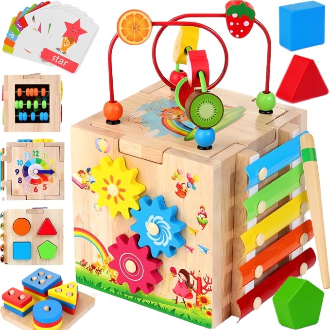 Interactive toys for babies/toddlers cover photo collage