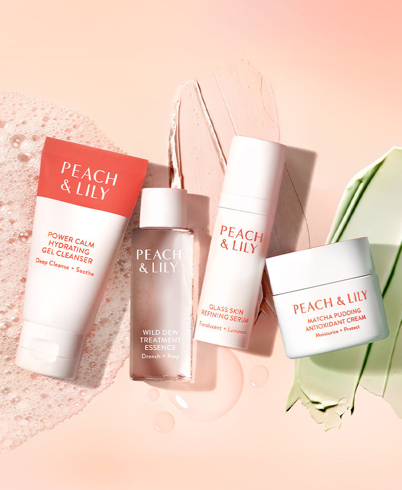 Glow and Go: Glowy Skin Essentials cover photo collage