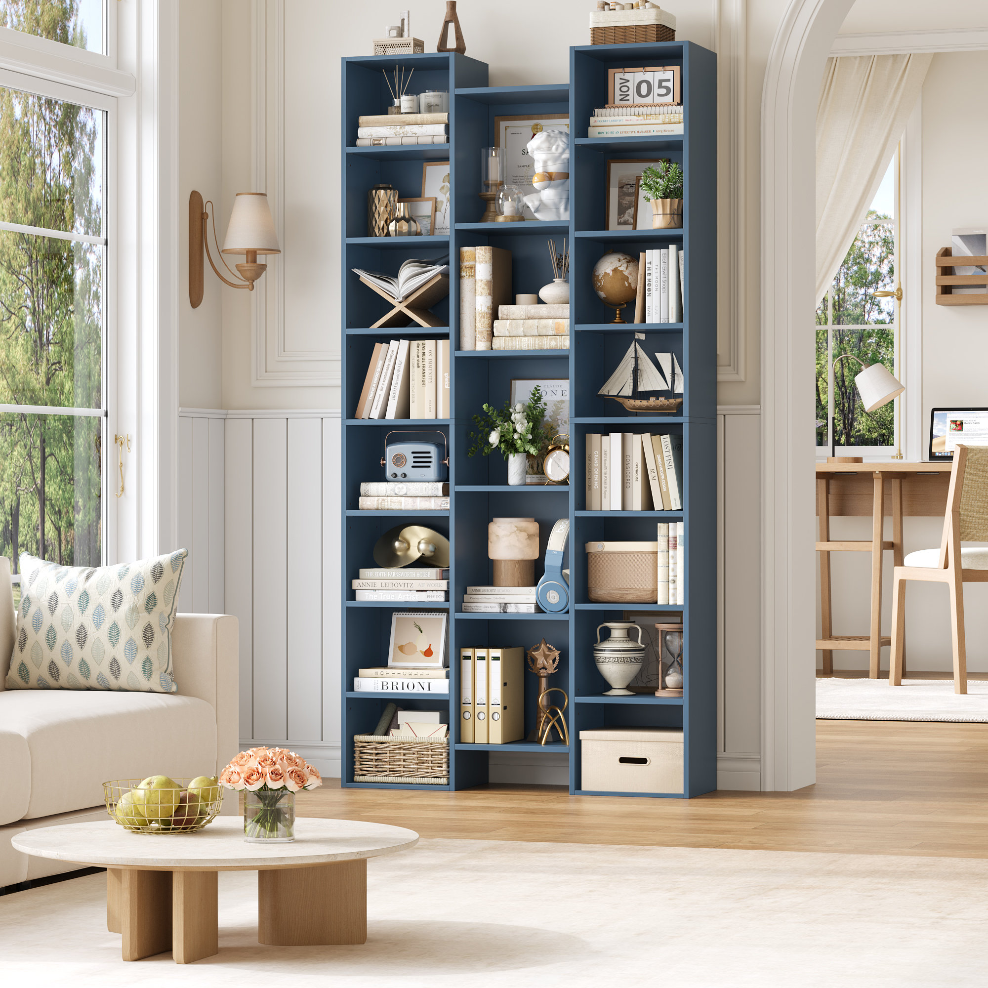 Bookshelves that Enhance Your Cozy Corner cover photo collage