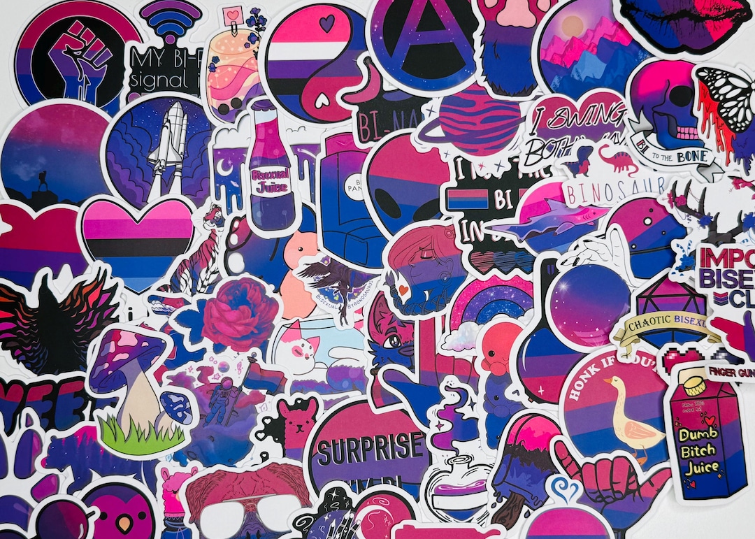 Why Not Both? Bi Pride cover photo collage
