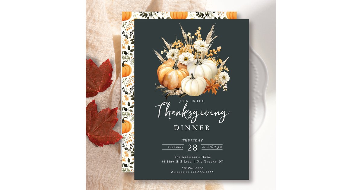 Beautiful Botanical and Nature Thanksgiving Postcards and Decor cover photo collage