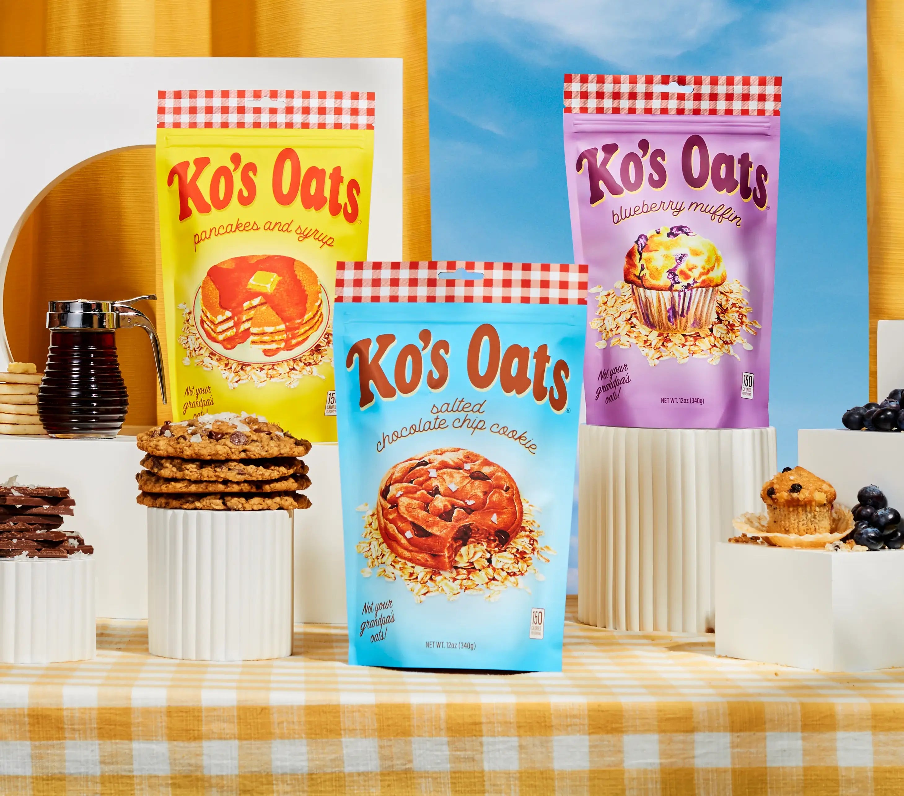 Food products made by influencers cover photo collage