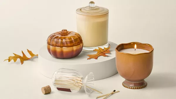 Fall decorations cover photo collage