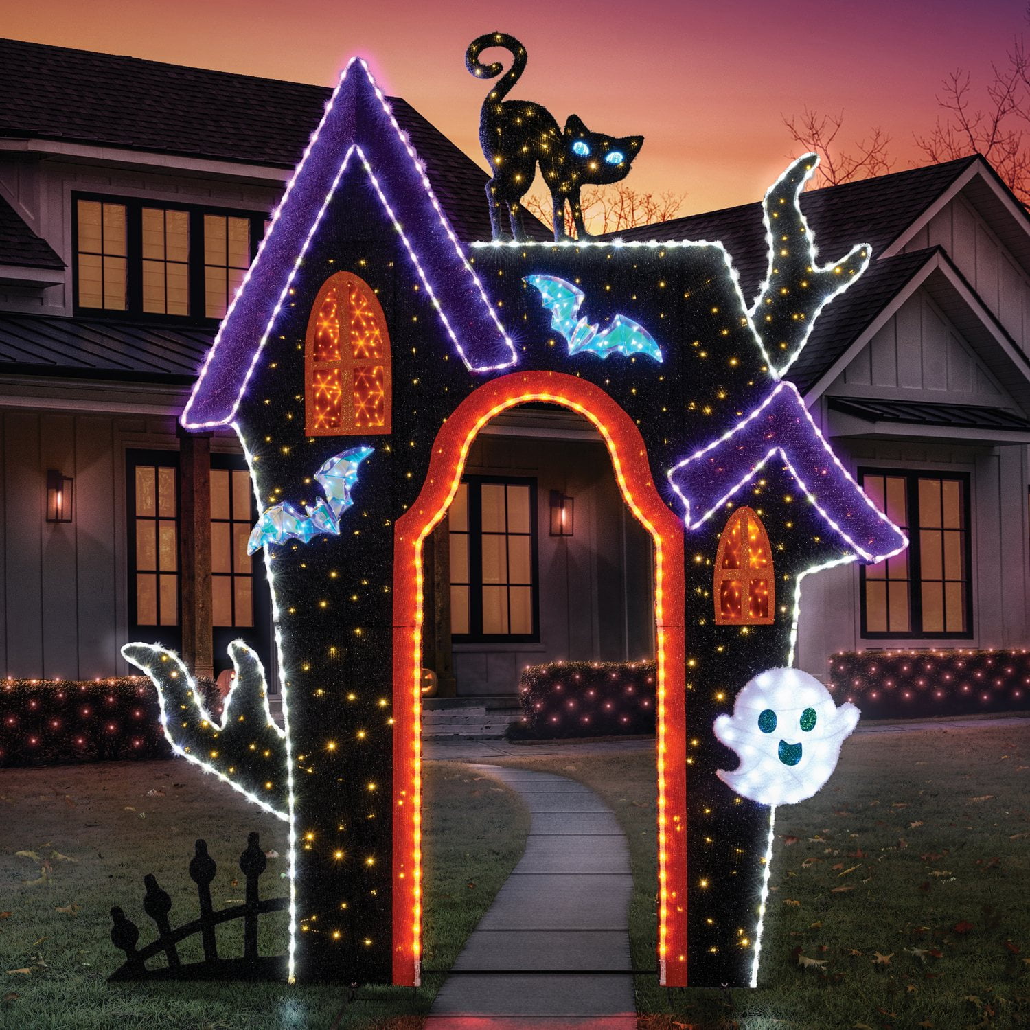 Biggest & Best Halloween Outdoor Decor cover photo collage