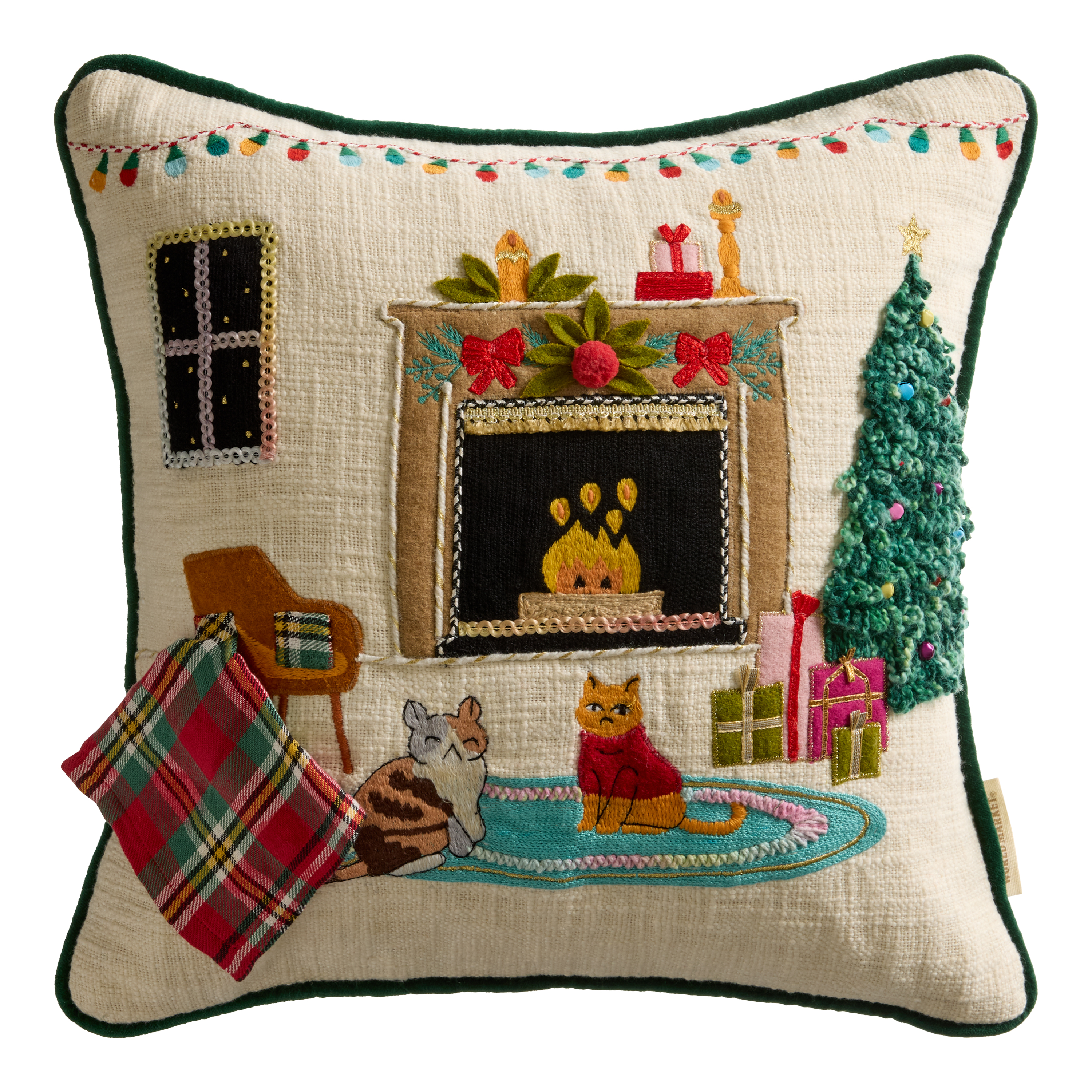 Charming and Festive Christmas Throw Pillows cover photo collage