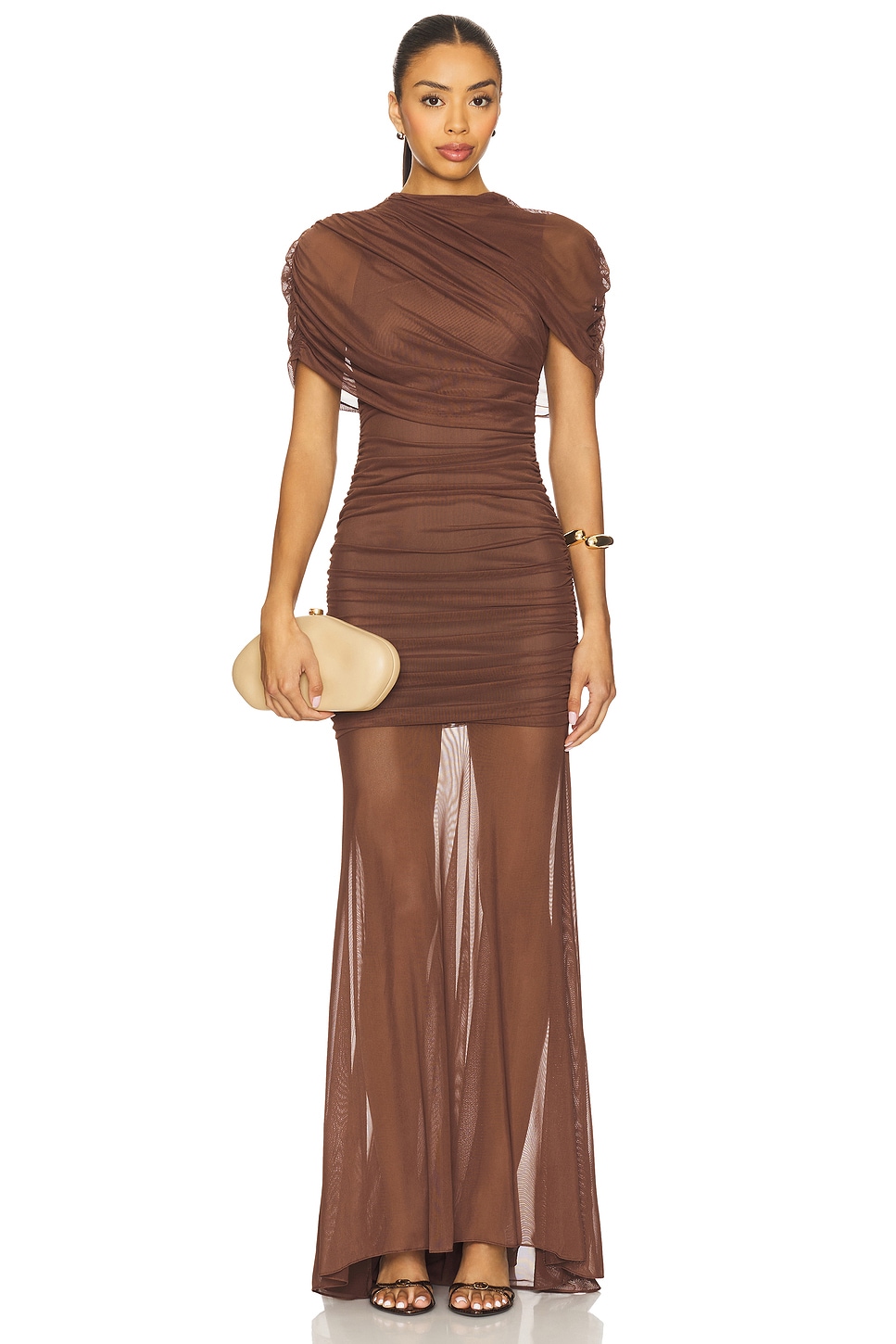 champagne satin stripe midi shirt dress 2024 Draped L / Orange The adaptable nature of chiffon gown Price:1000 Tulle Maternity Dresses Puffy
