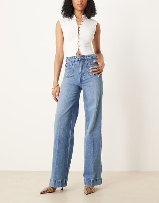 jeans/pants for under $50: tall girl edition cover photo collage
