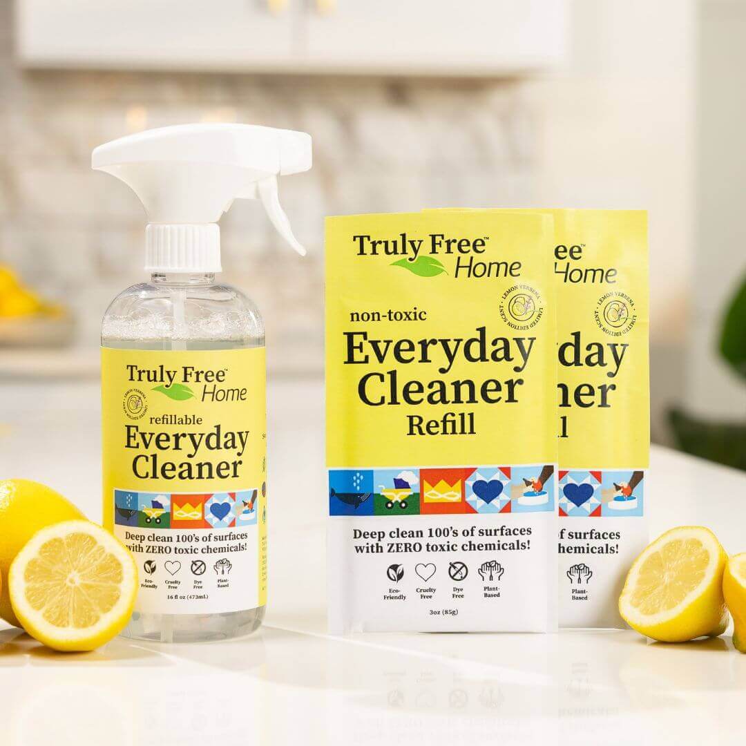 clean without compromise - nontoxic cleaning products!🧽🫧 cover photo collage