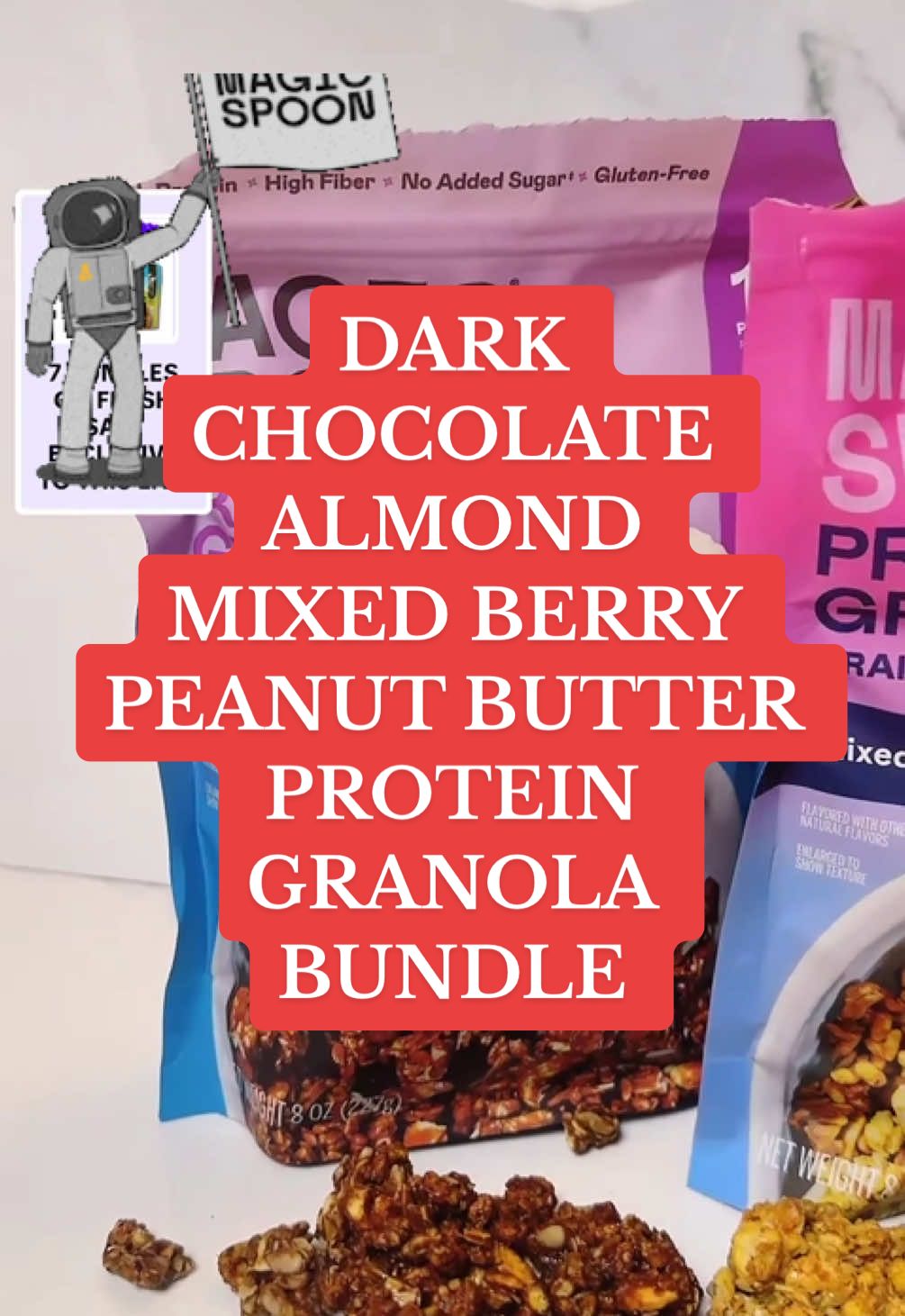 All my favorite Protein; as told by @mama_reviewsforyou on Tiktok cover photo collage