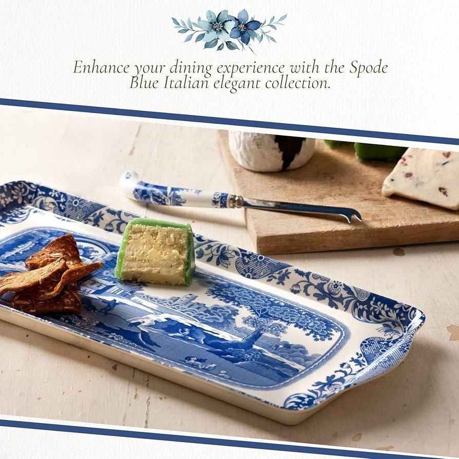 Blue & White Spode Style: Elegant Dinnerware, Trays & Décor We Own & Love cover photo collage