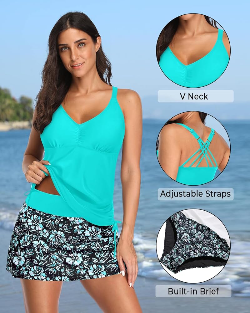 Tummy control swimwear cover photo collage