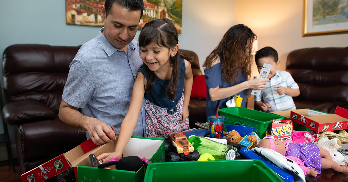 Samaritan's Purse - Operation Christmas Child cover photo collage