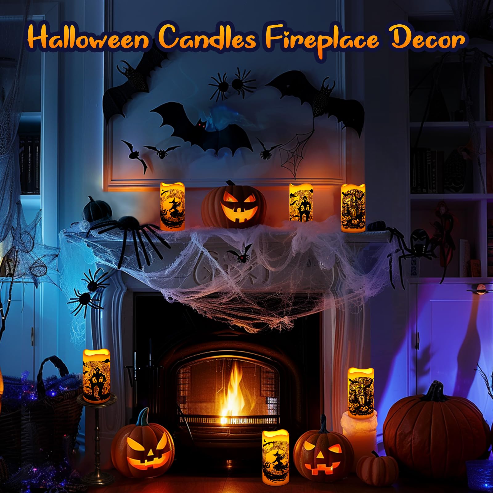 Spooky decor cover photo collage