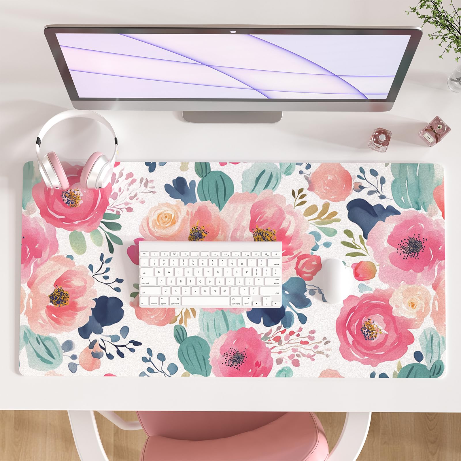 Cute & practical home office essentials cover photo collage