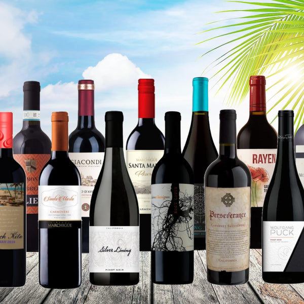 BIG WINE GAL's WINE LIST cover photo collage