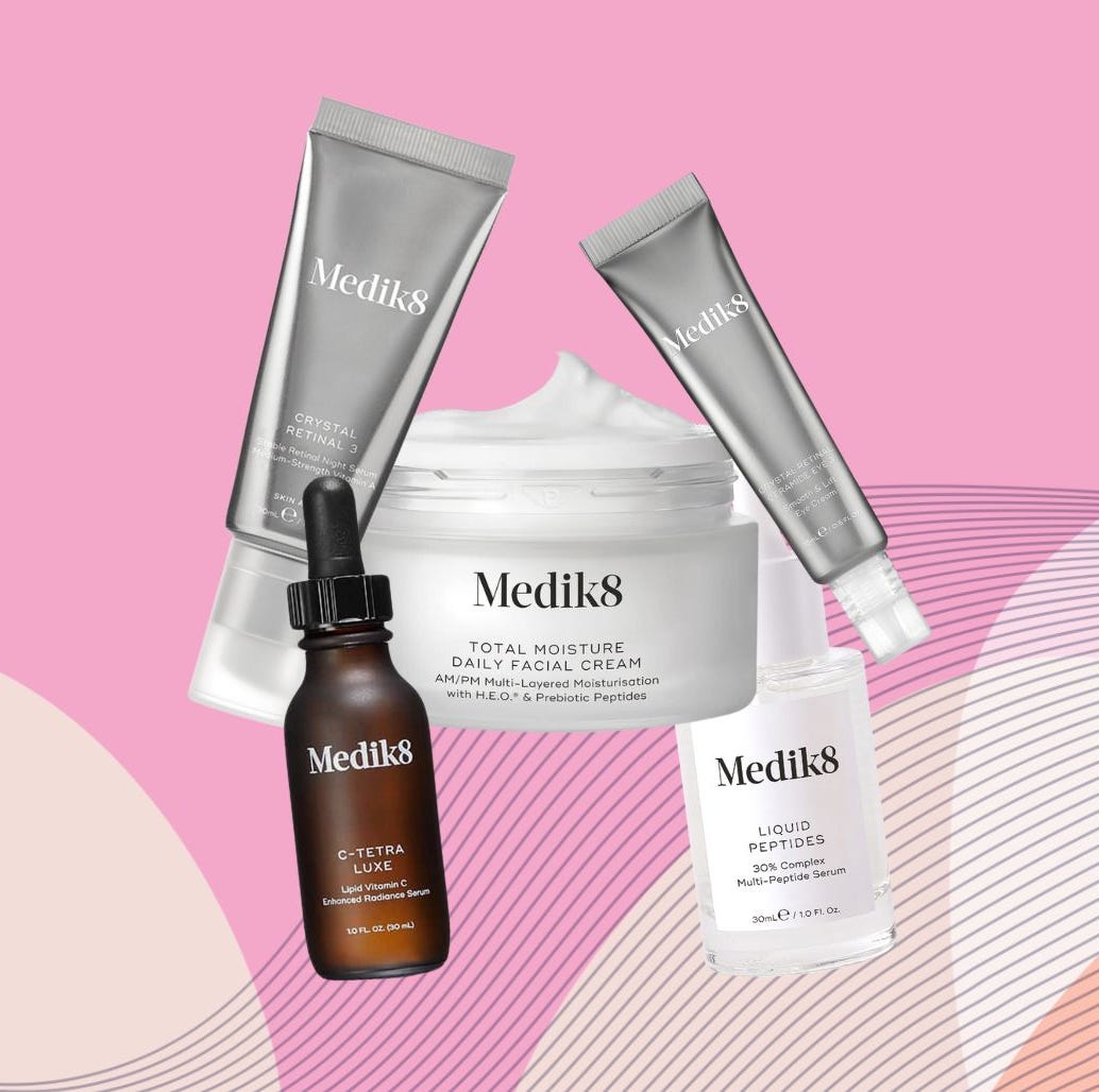 MEDIK8 | Vegan AM + PM Skincare + Body Care cover photo collage