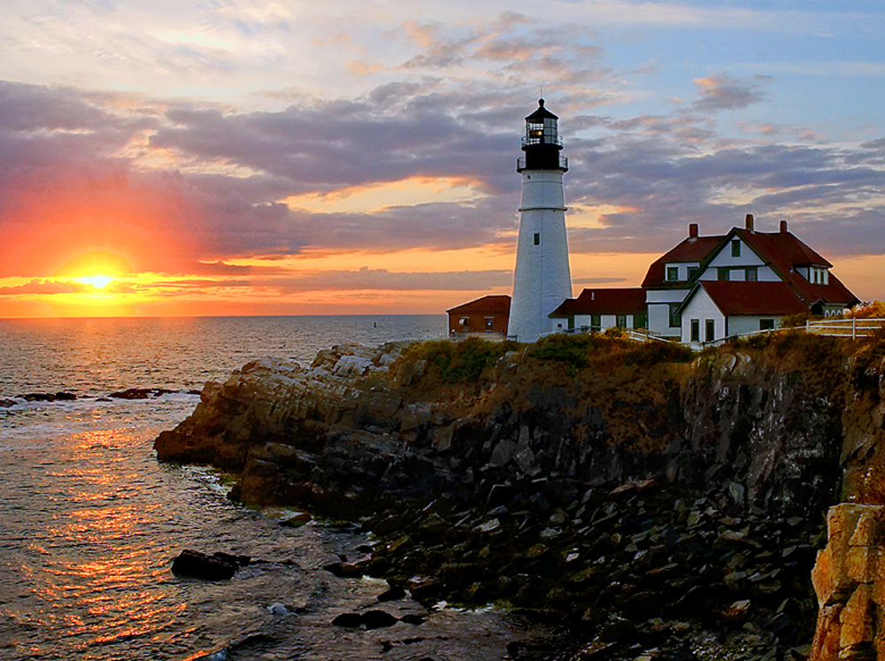 Let's Spend a Week in Maine cover photo collage