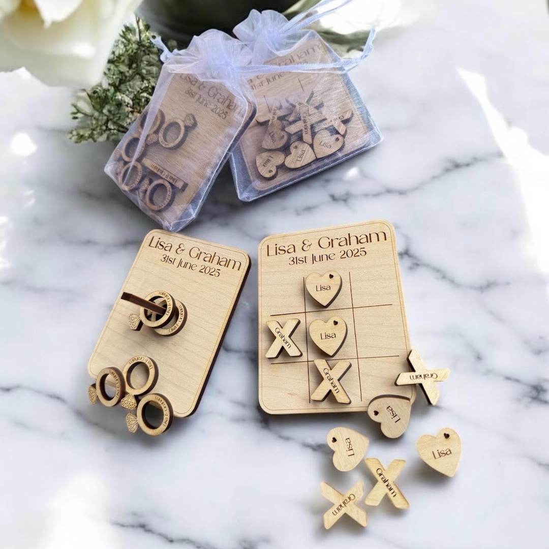 The BEST CUSTOM Wedding Favors that ✨Aren’t food and guests will take✨ cover photo collage