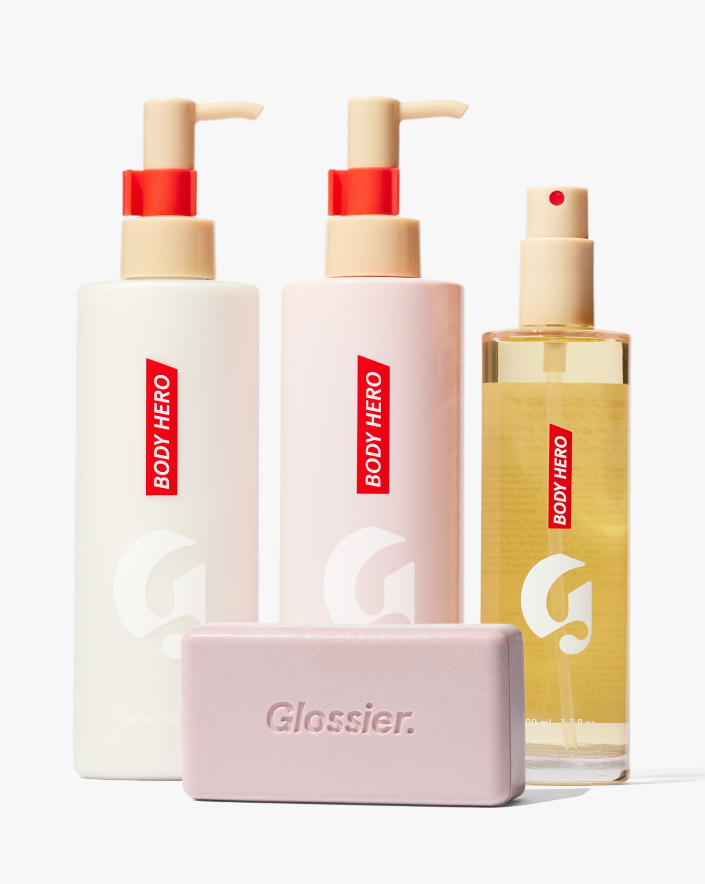 Glossier favourites: A curated guide featuring the best of Glossier's skincare, bodycare and makeup cover photo collage