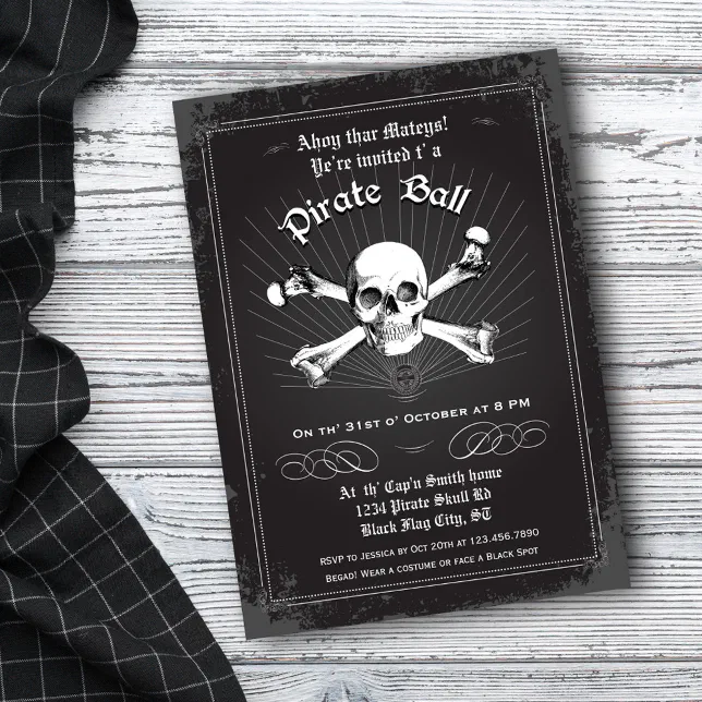 Ideas for a Pirate Ghost Ship Halloween Party! cover photo collage