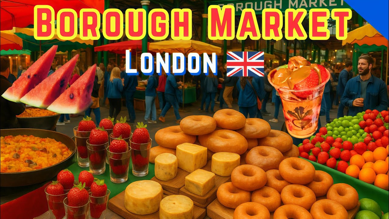 🍩🍣Must eat at Borough Market cover photo collage