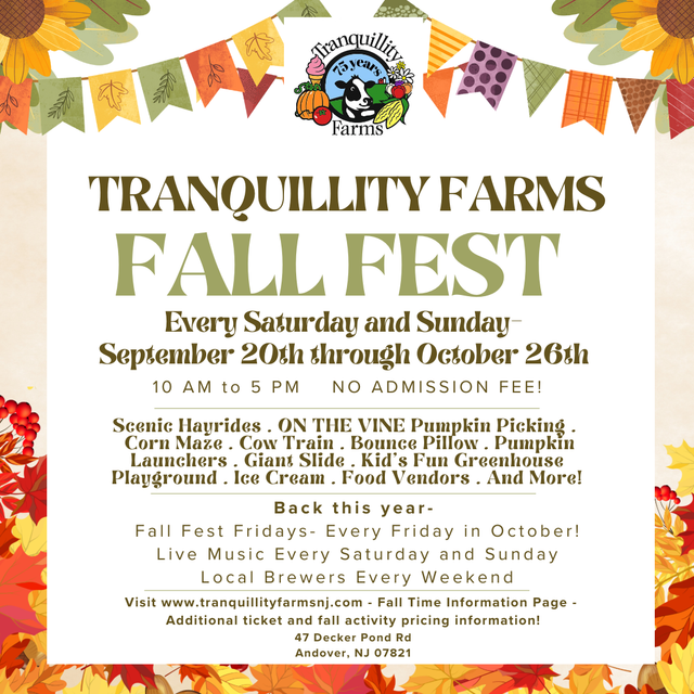 Fall Vibes (things to do, see & eat in NJ) cover photo collage