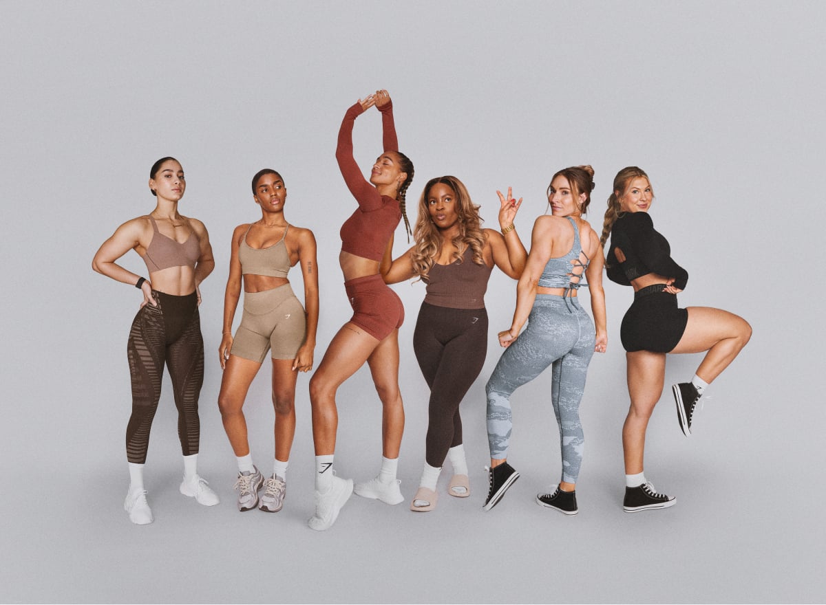 gym girlies essentials 🩷 cover photo collage