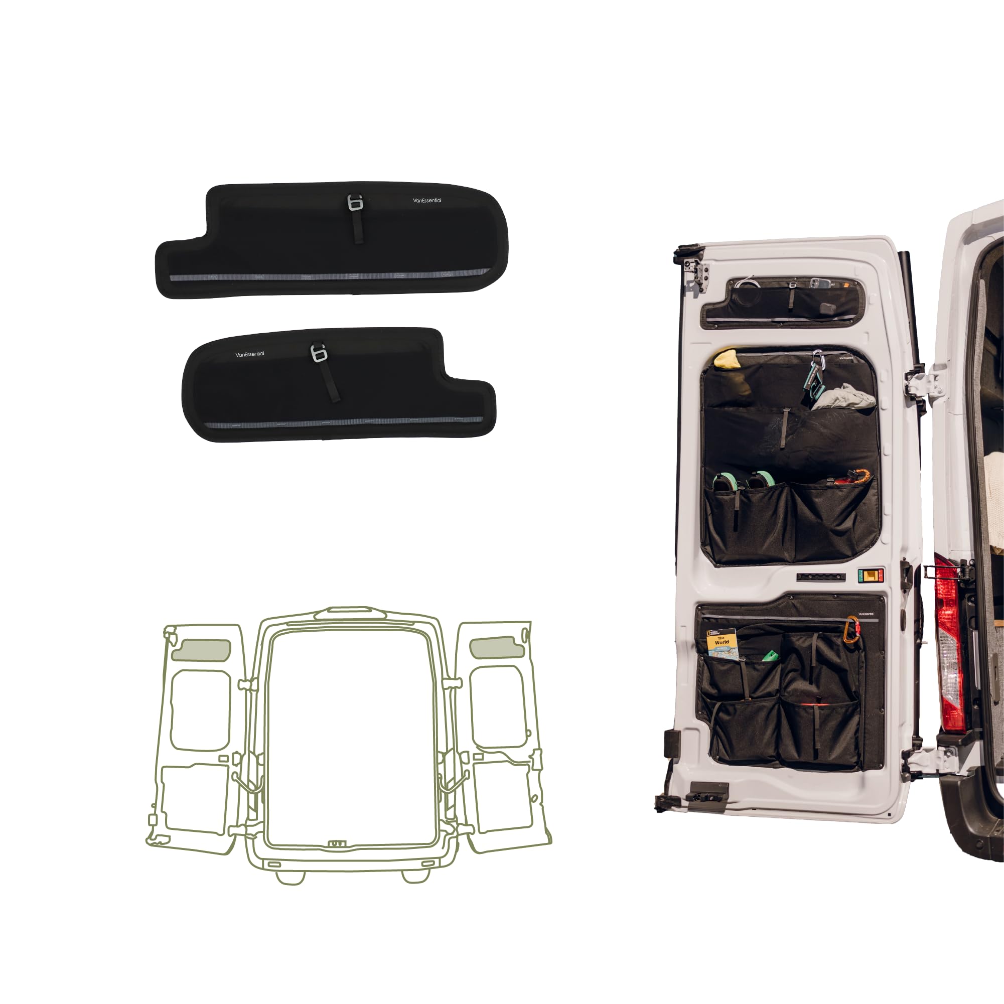 Van Organization & Storage cover photo collage