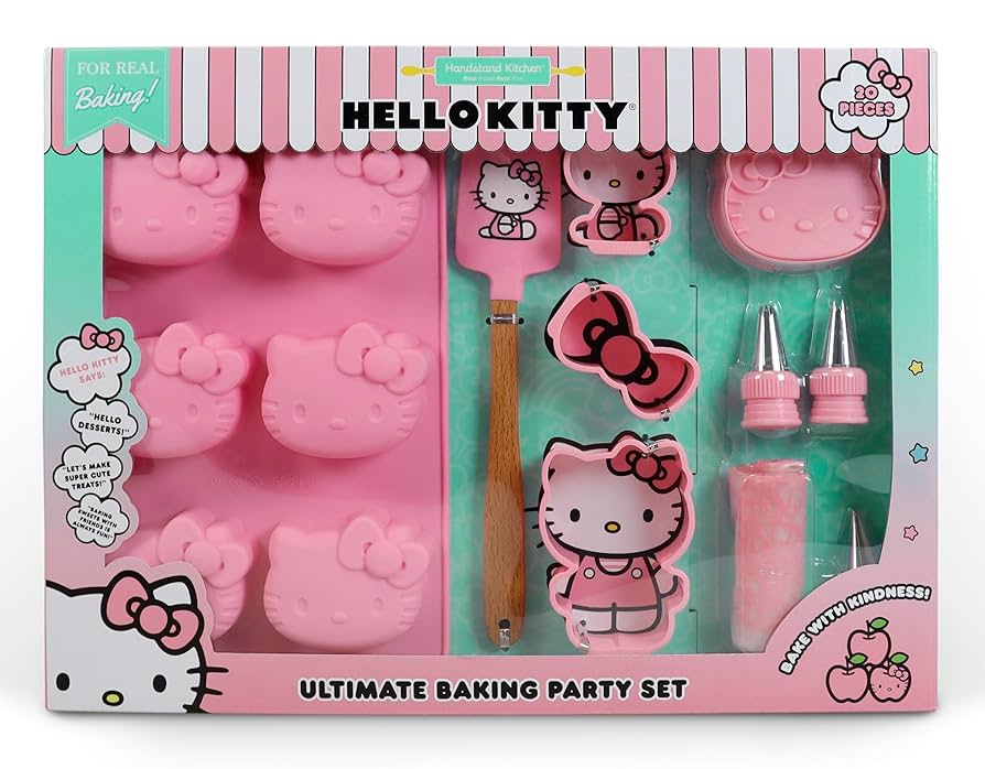 Kawaii Kitchen: Hello Kitty Edition 🌸🍞✨ cover photo collage