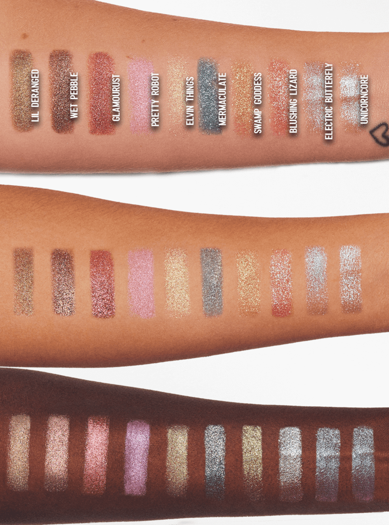 the best glitter makeup products cover photo collage