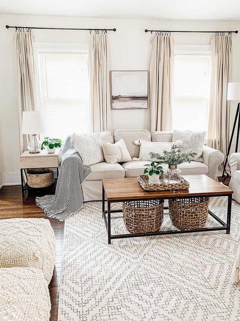 Comfy Cozy living room cover photo collage