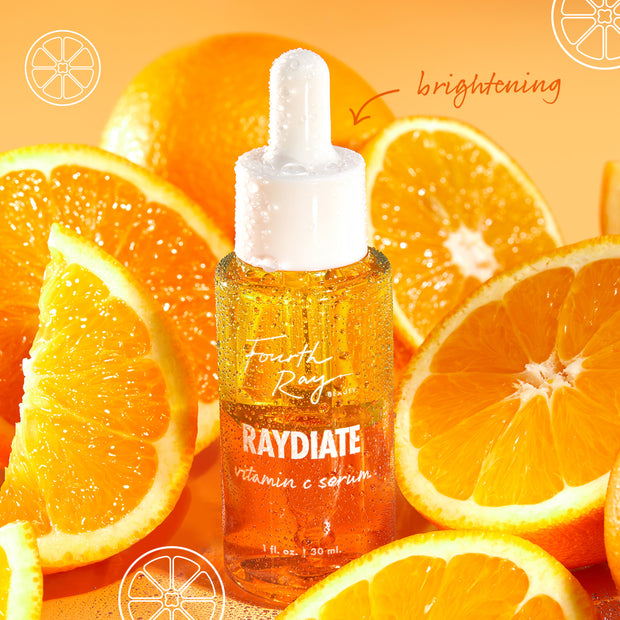current favorite skincare products cover photo collage