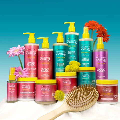 Curly hair maintenance recommendations cover photo collage