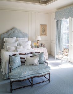Blue and white French Country cover photo collage