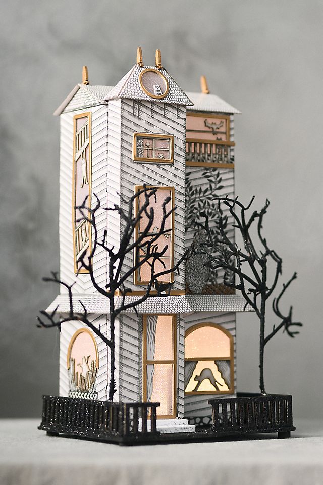 Spooky home cover photo collage