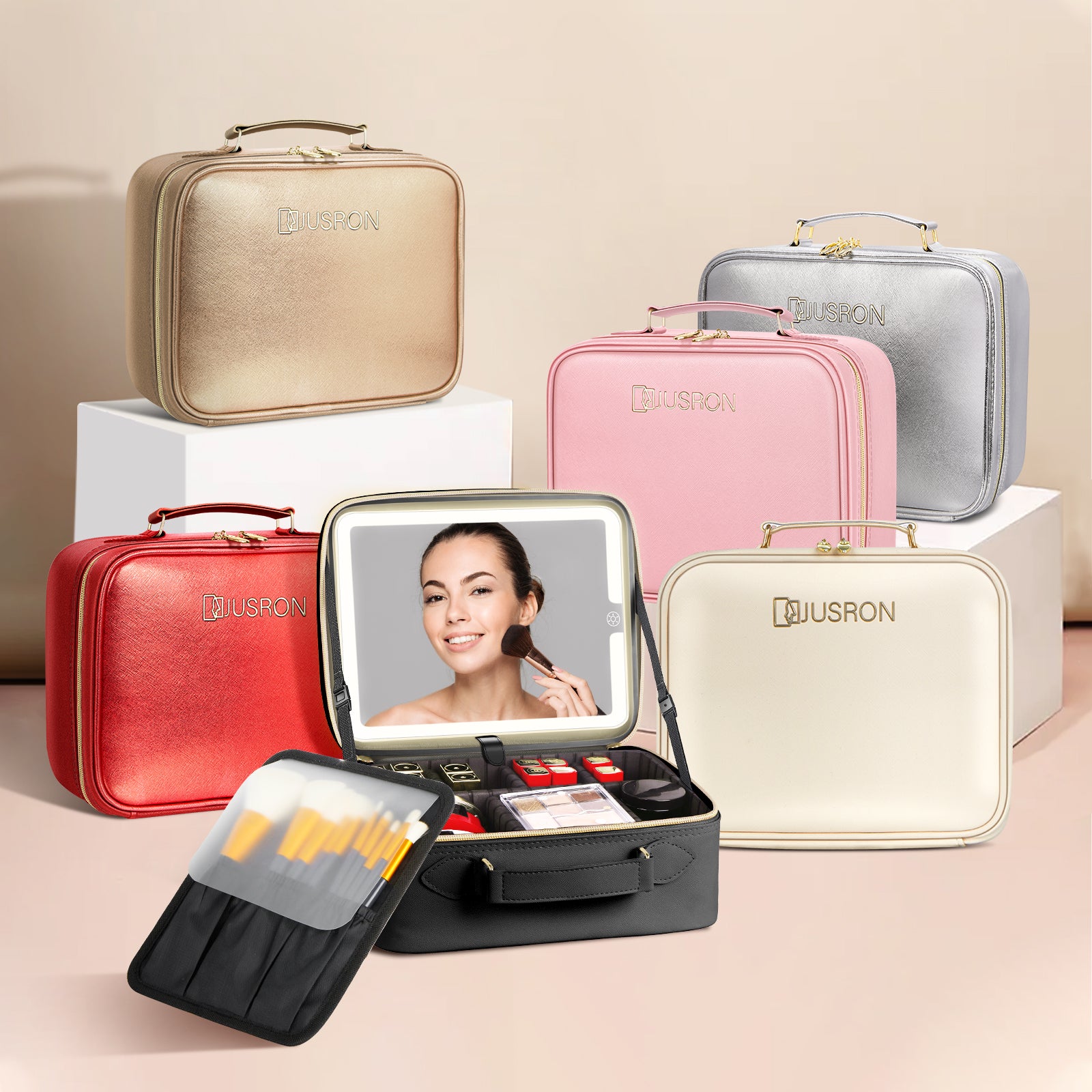 My everyday makeup routine cover photo collage