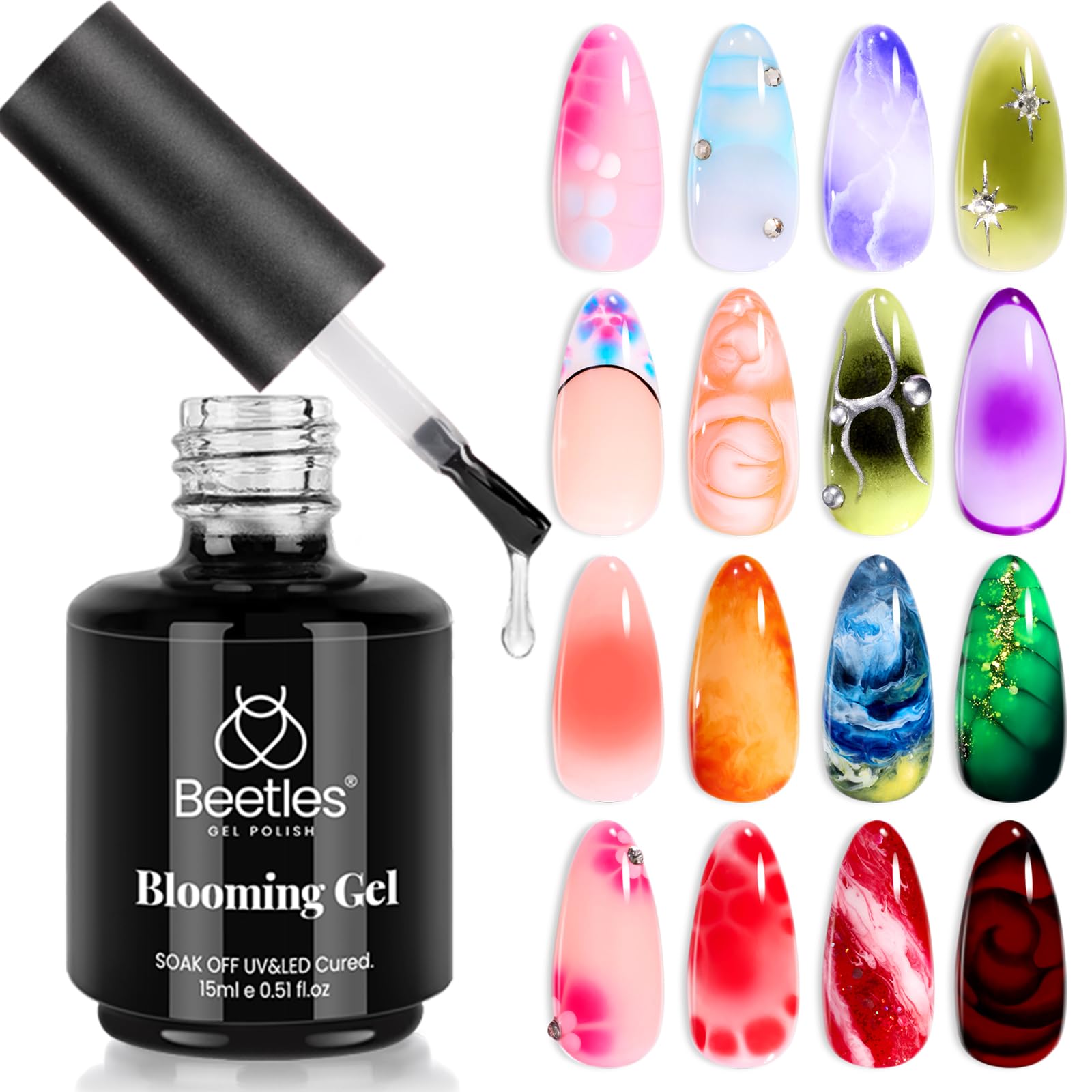 DIY nails cover photo collage