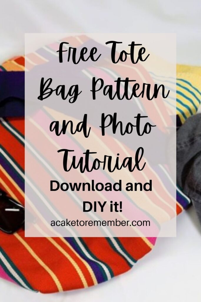 Free Tote Bag DIY Tutorial cover photo collage