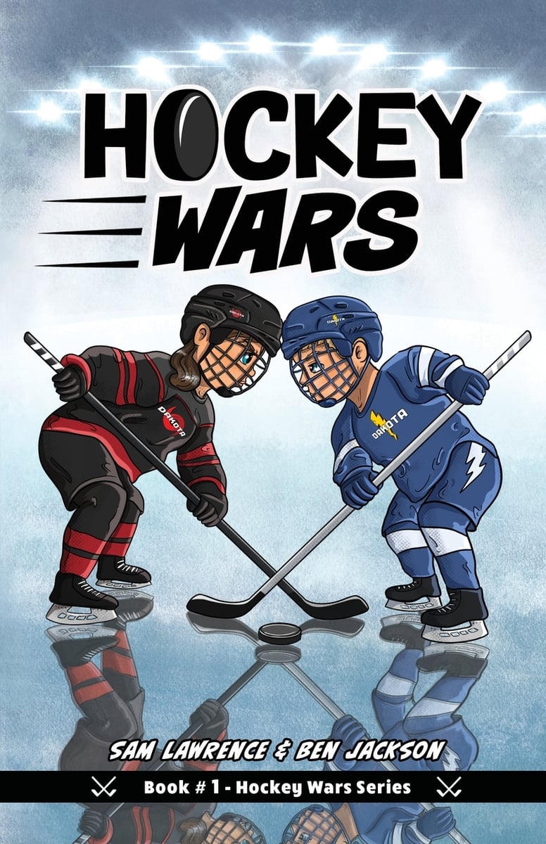 🏒 Hat Tricks & Heart: Hockey Books for Kids cover photo collage