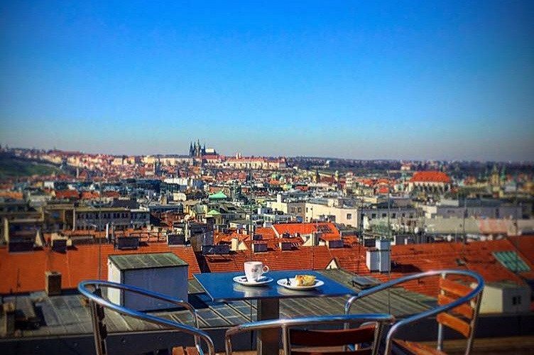 Café Hopping In Prague cover photo collage