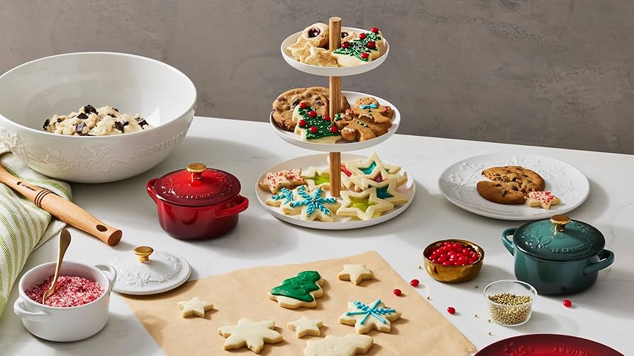 Le Creuset Christmas Essentials cover photo collage