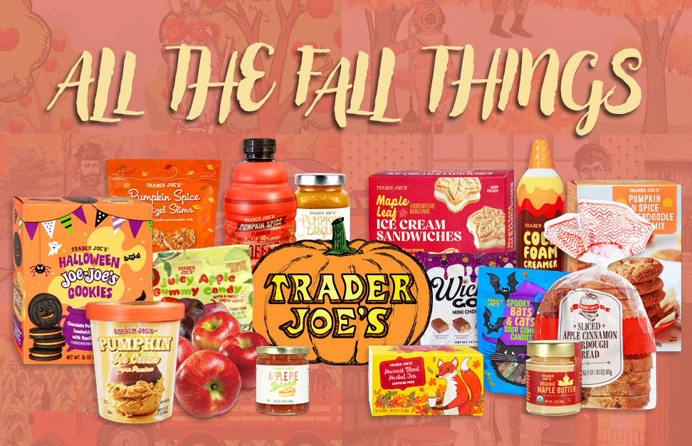 All The Fall Things (Trader Joe’s version) cover photo collage
