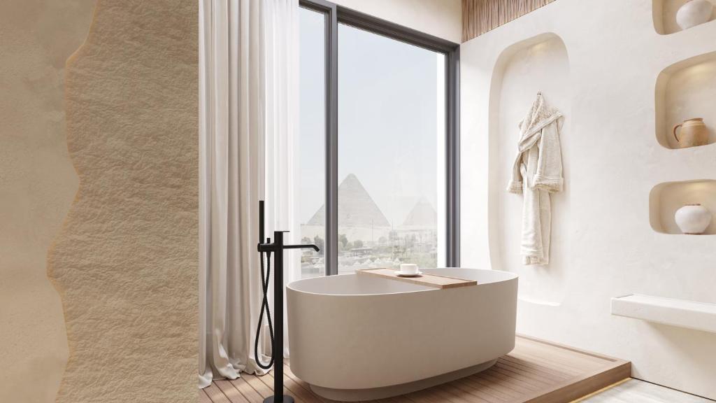 Cairo Stays with bath and Pyramid Views cover photo collage