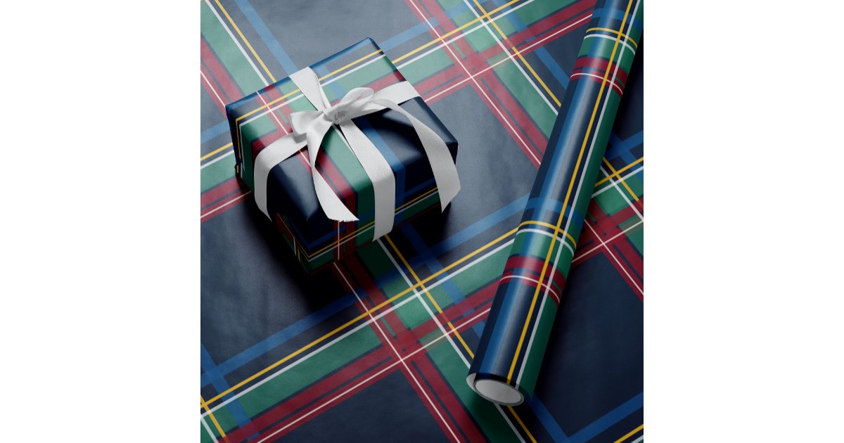 Wrapped in plaid - favorite holiday gift wrap cover photo collage