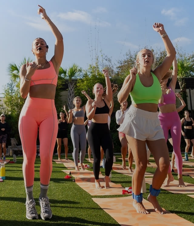 Athleisure Women's Apparel and Accessories cover photo collage