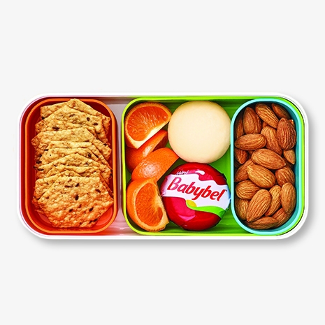 Snacks to carry on the go cover photo collage