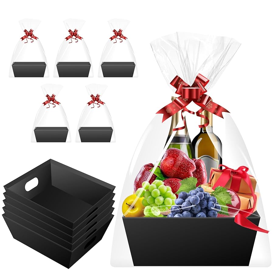 Christmas basket ideas cover photo collage