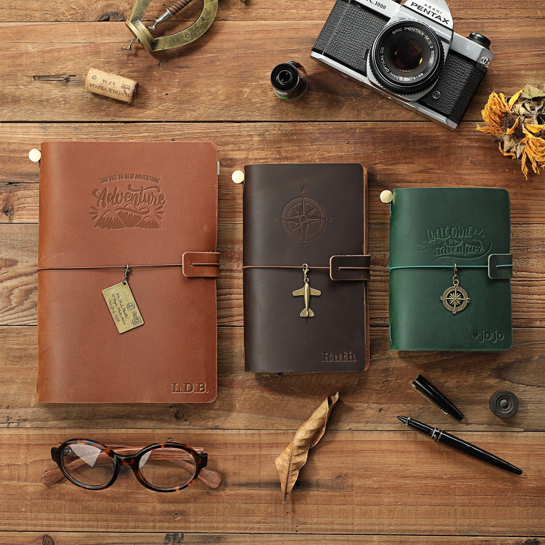 Travel journaling books to capture and preserve memories! cover photo collage